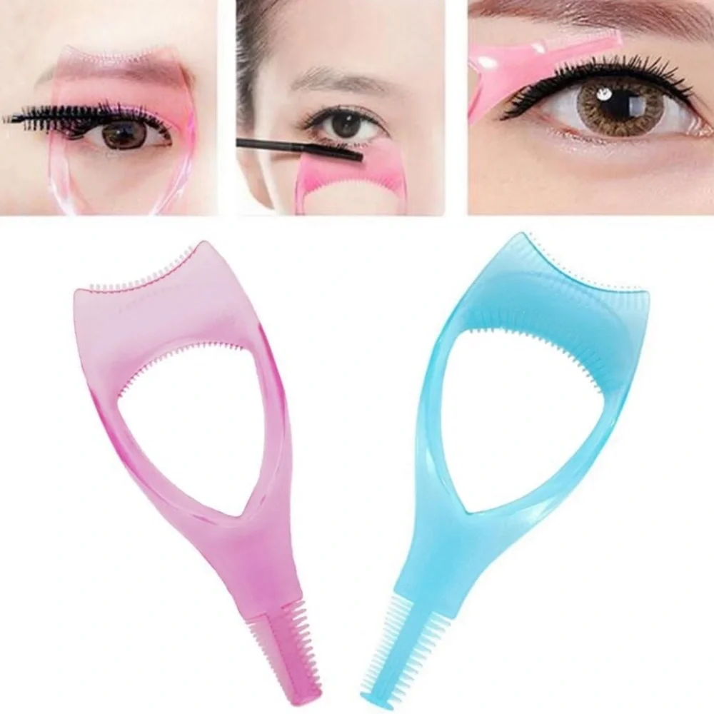💎FREE💎 3 in 1 Mascara Guard, Eyelash Comb, Eyeliner Stencil Pink